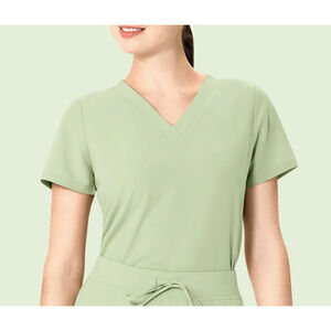 Mandala Women's Matcha Scrubs Top and Cargo Pants  Set - Size S